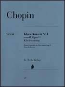 Klavierkonzert Op. 11 No. 1 piano sheet music cover